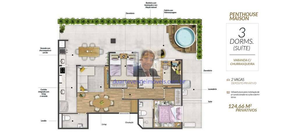 Apartamento à venda com 2 quartos, 77m² - Foto 29