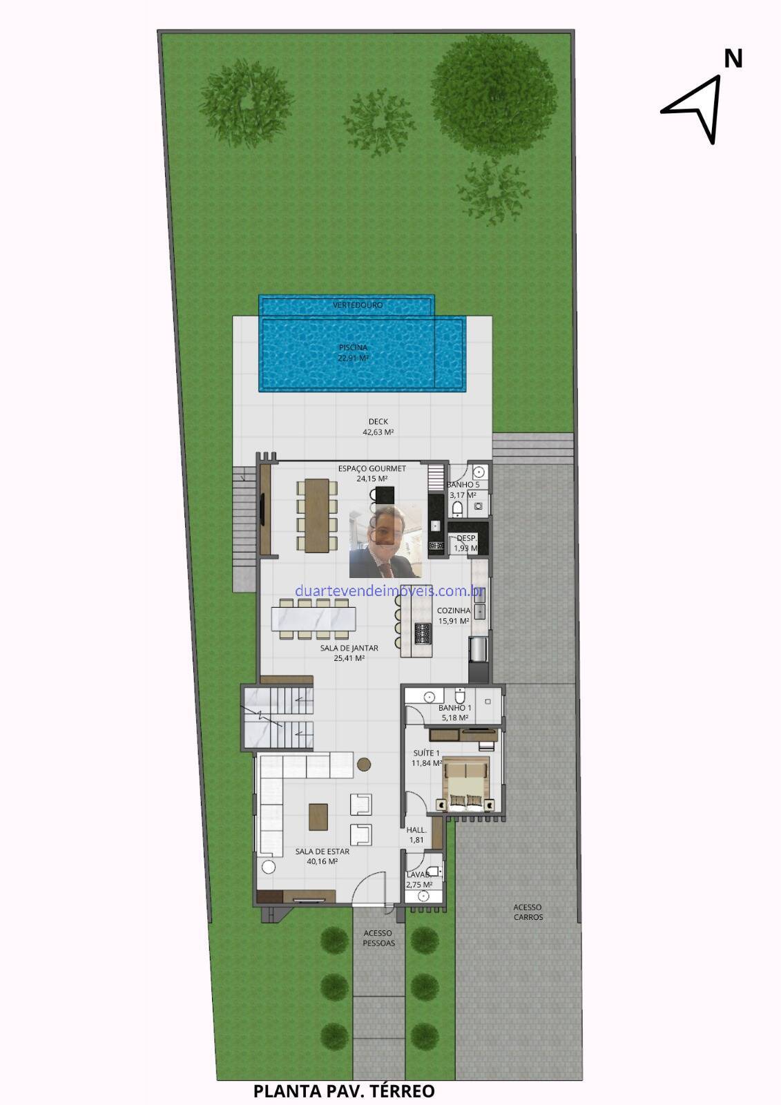 Casa de Condomínio à venda com 4 quartos, 380m² - Foto 3